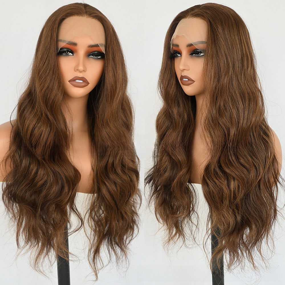 Lace Front Synthetic Wig Long Curly Hair