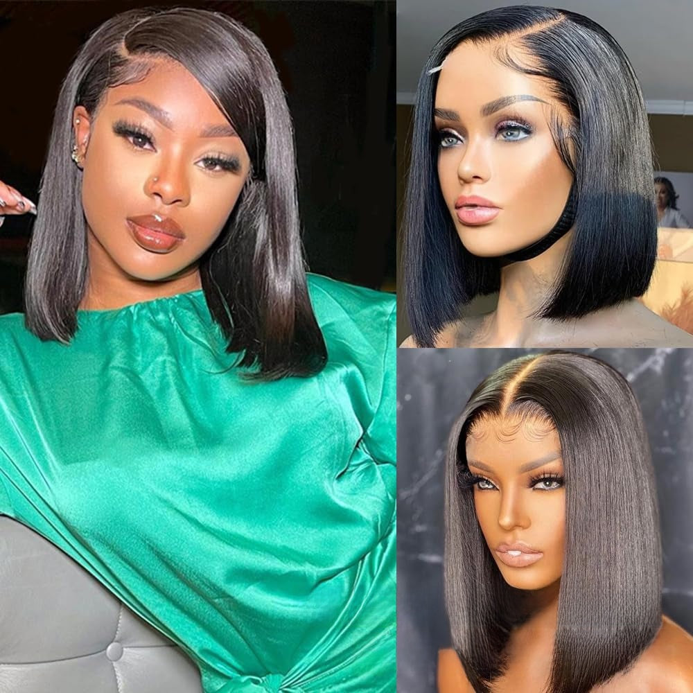 Bob Straight Human Hair Lace Front Wig