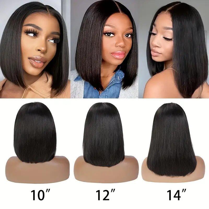 Front Lace Human Hair Bob Wig